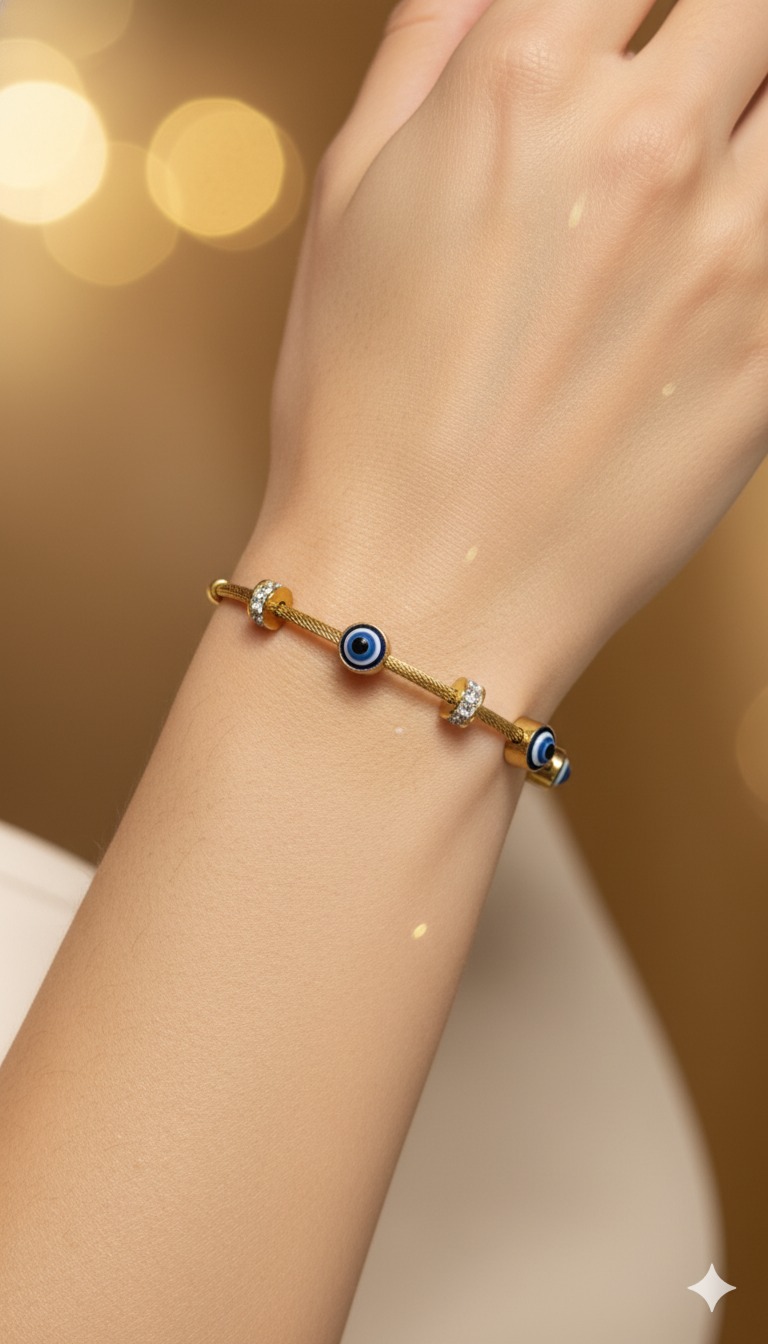 NazarShield™ Anti-Tarnish Evil Eye Protection Bracelet